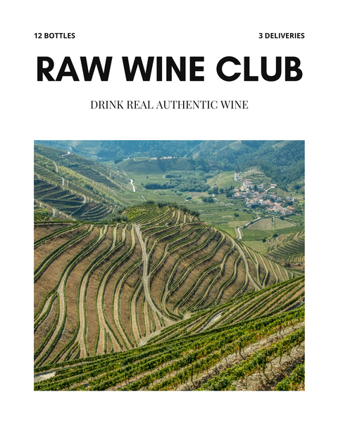 RAW WINE CLUB (12 BOTTLES - 3 DELIVERIES)